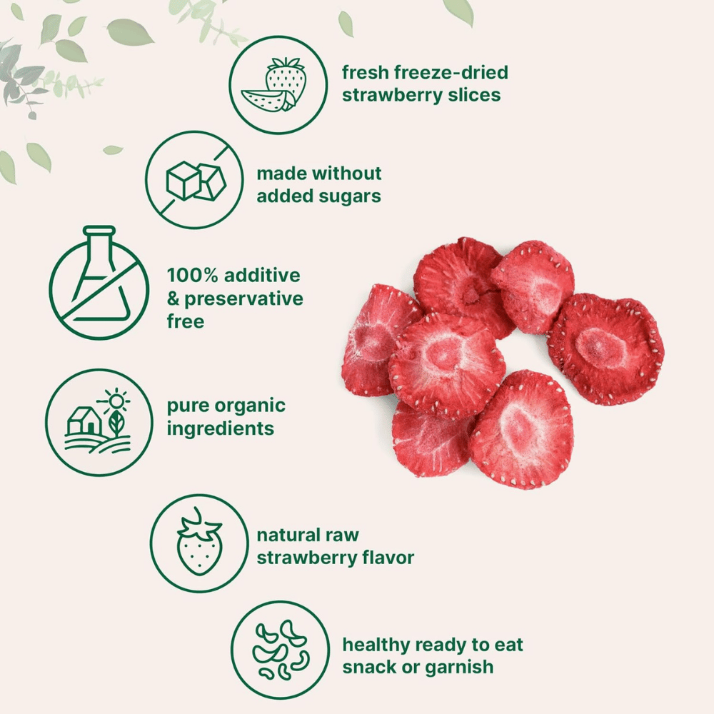 Micro Ingredients Organic Freeze Dried Strawberries