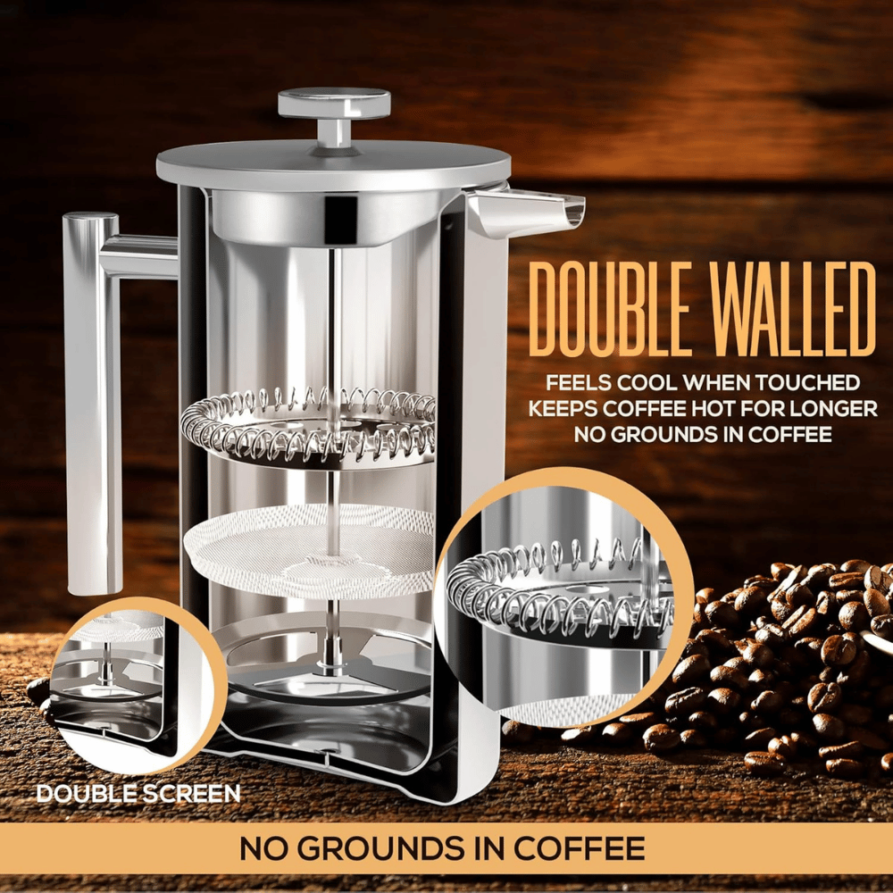 Utopia Kitchen Stainless Steel French Press