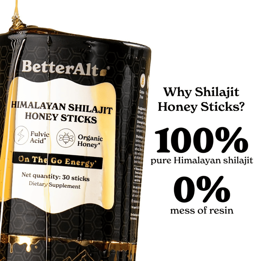 Better Alt Pure Himalayan Shilajit Sticks
