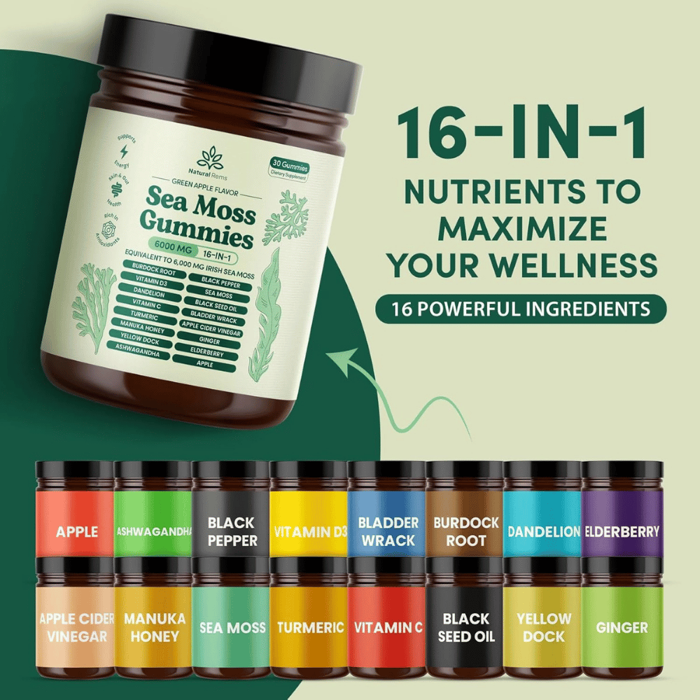 Natural Rems Sea Moss Gummies