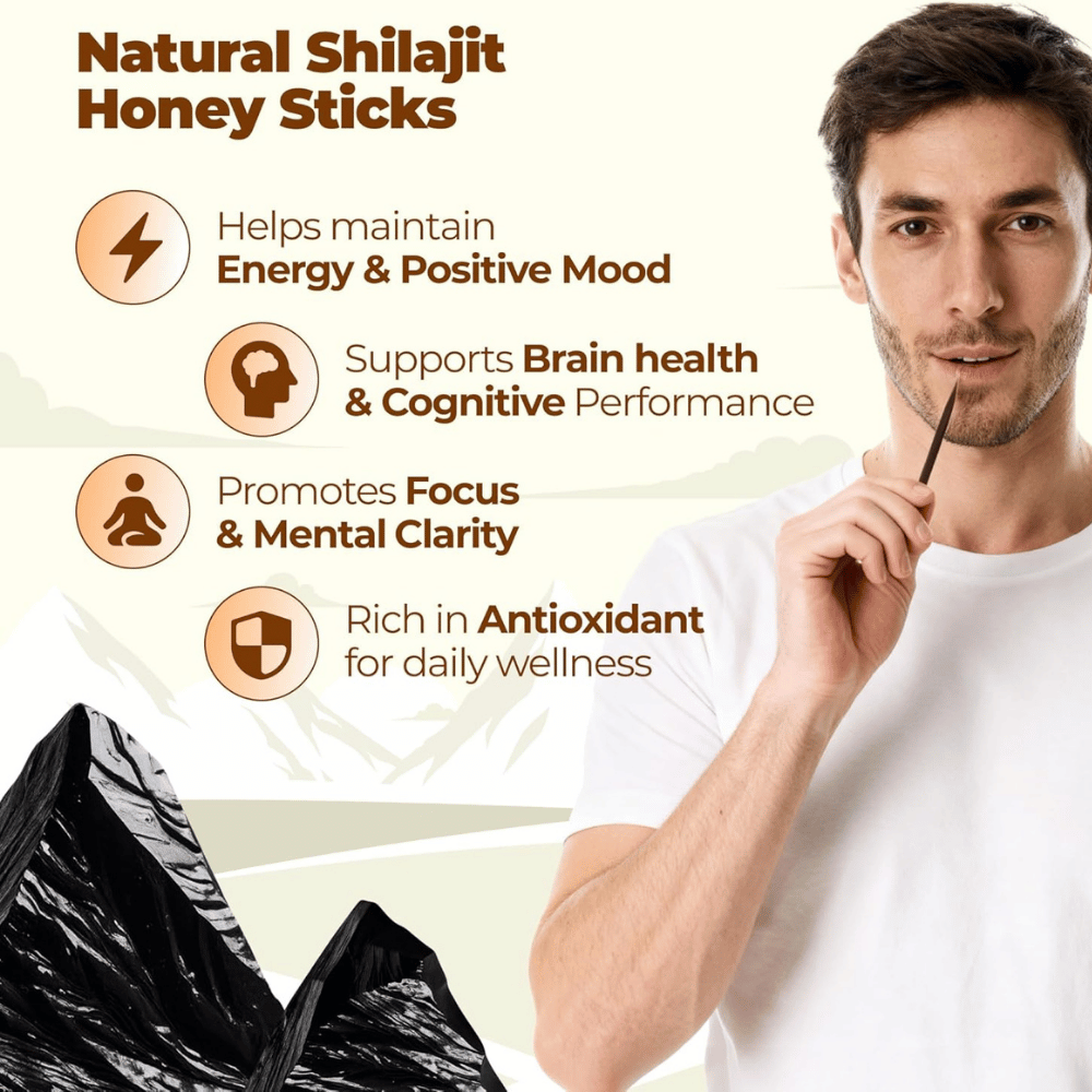 Natural Shilajit With Raw Honey Resin