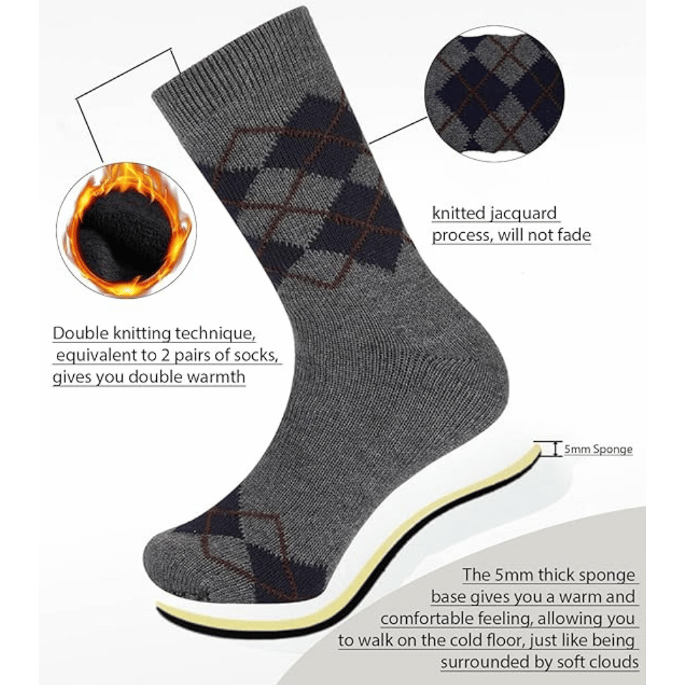 Vihir Men's Slipper Socks