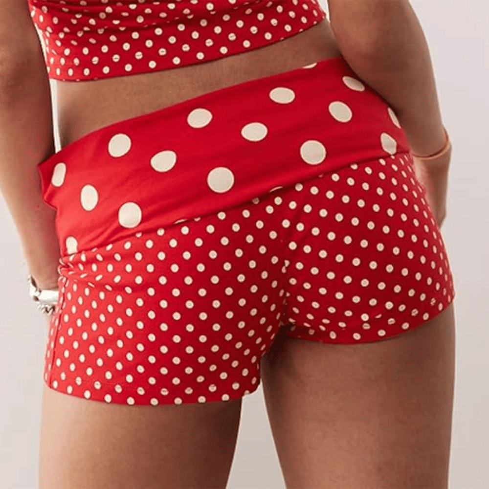 Amiblvowa Polka Dot Mini Shorts