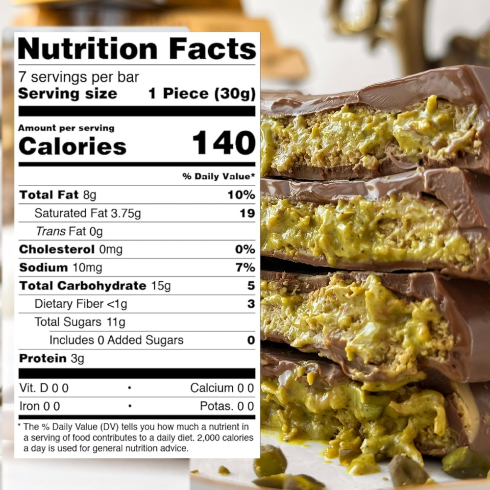 Beemax Authentic Dubai-Style Chocolate Bar