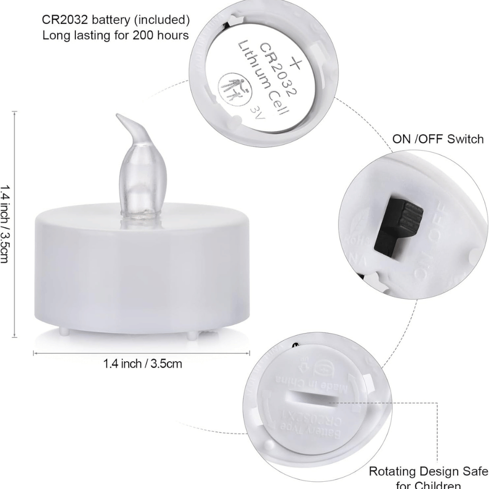 Biyanuo LED Tea Light Candle