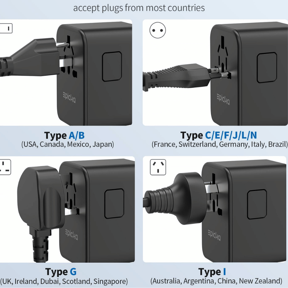 Epicka Universal Travel Adapter