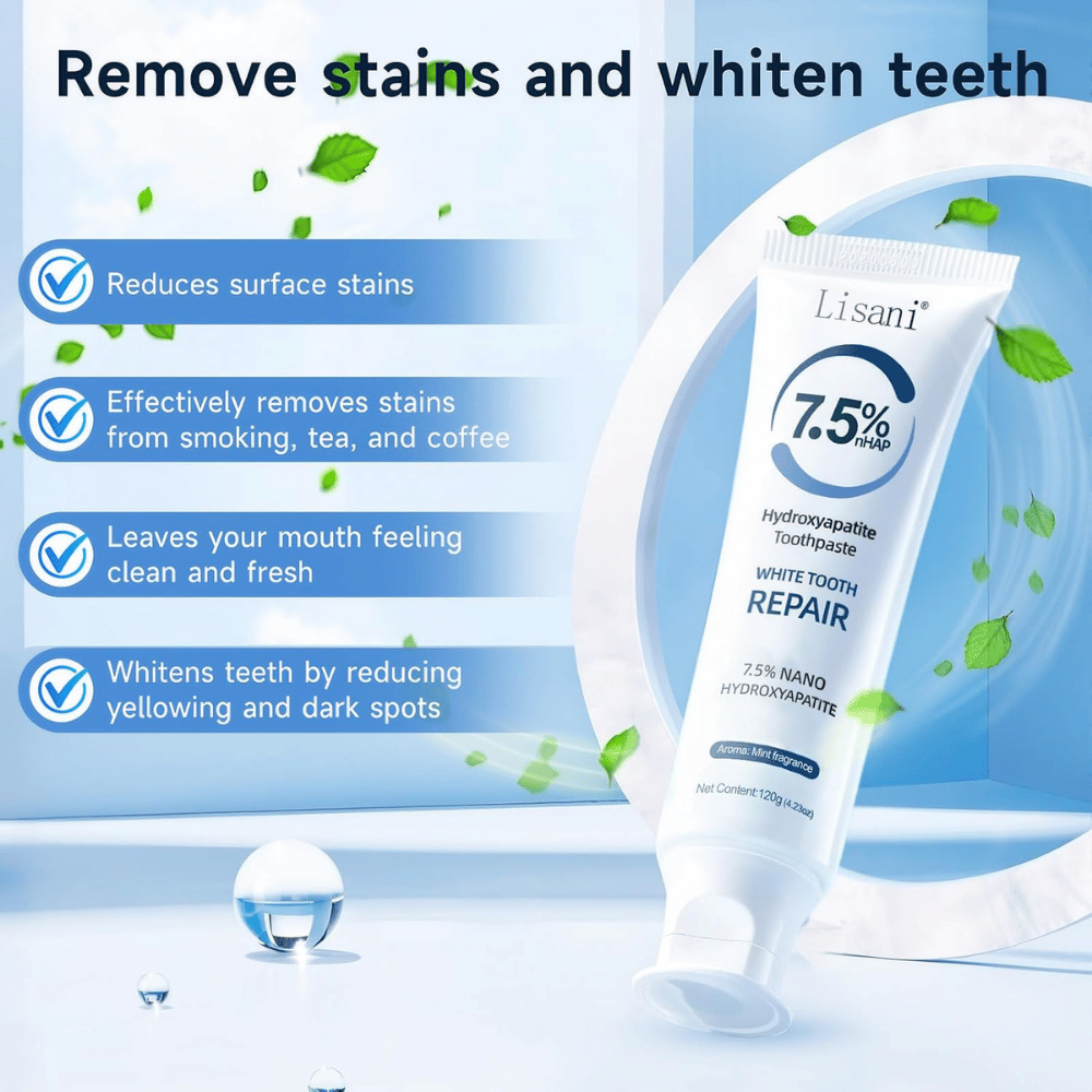 Lisani Hydroxyapatite Toothpaste for Teeth Remineralization