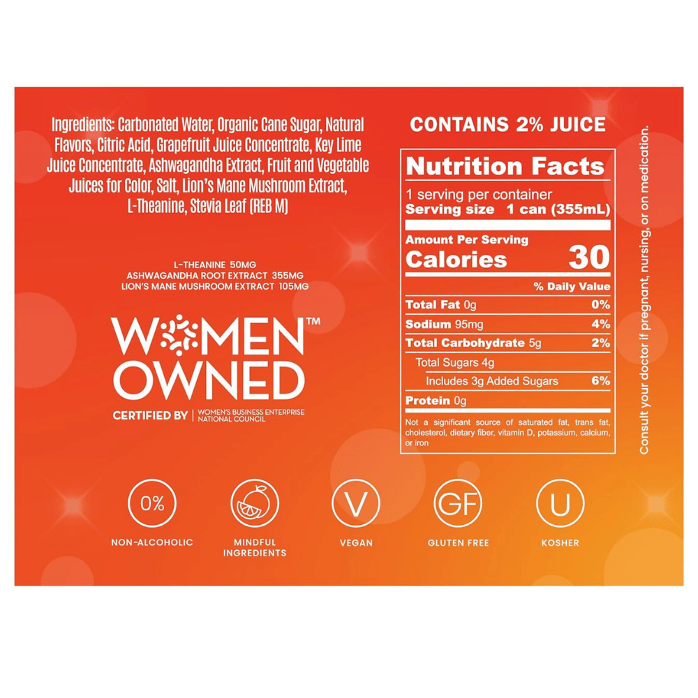 Mingle Mood Serene Citrus Adaptogen Drinks