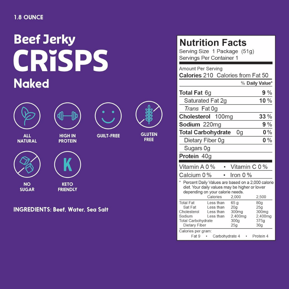 People's Choice Beef Jerky Crisps