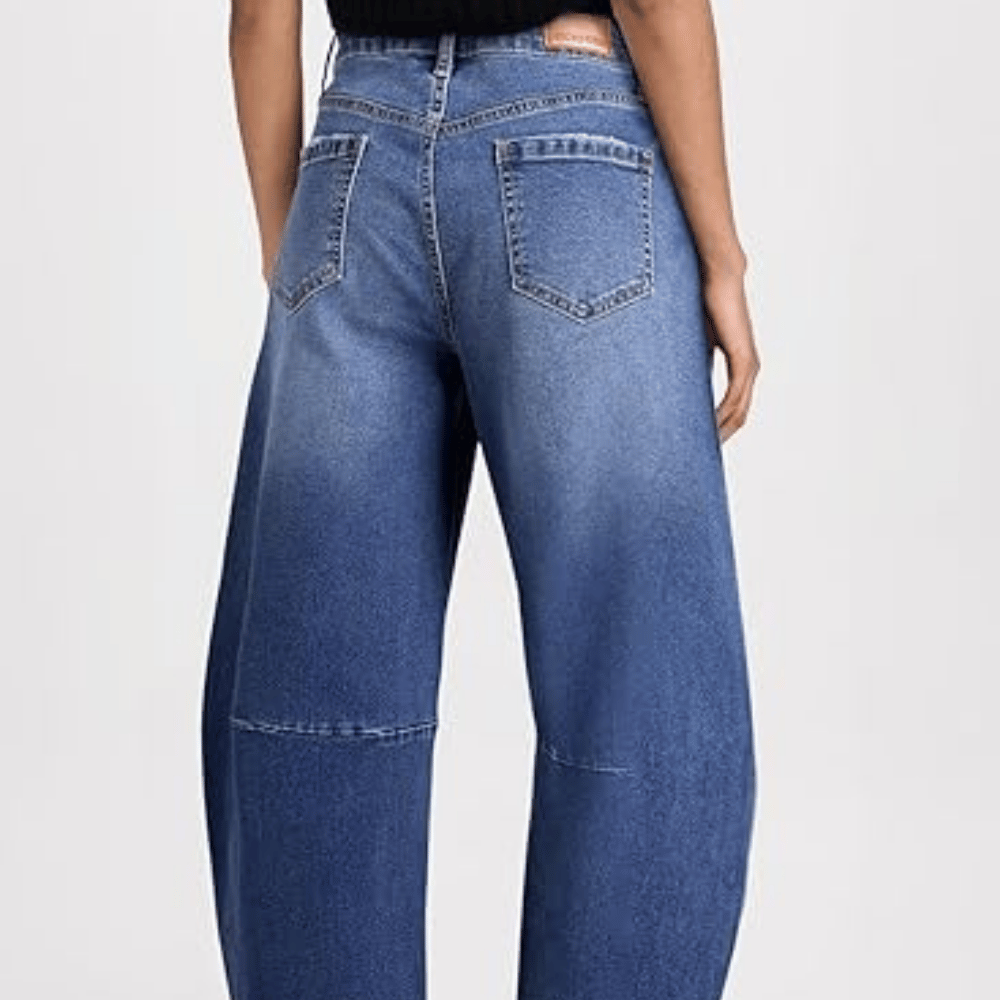 Sidefeel Women's Barrel Jeans