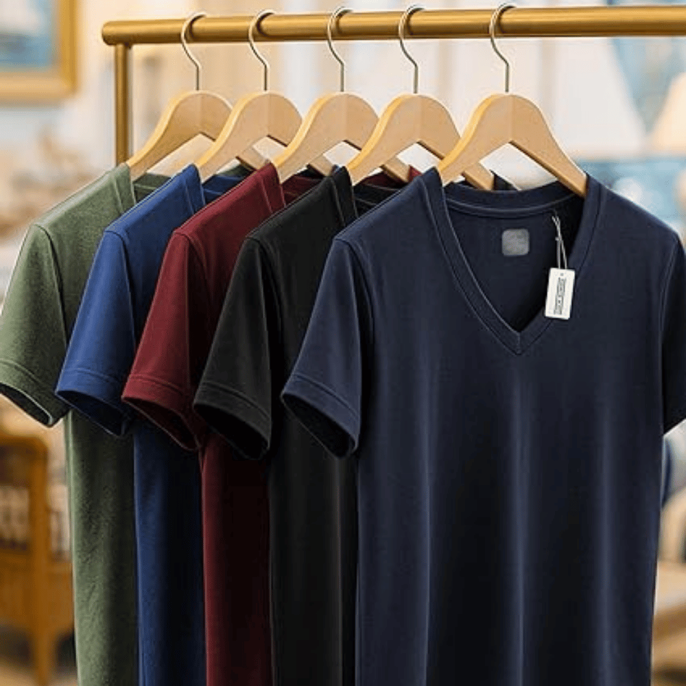 Andrew Scott Executive Soft V Neck Color T Shirts