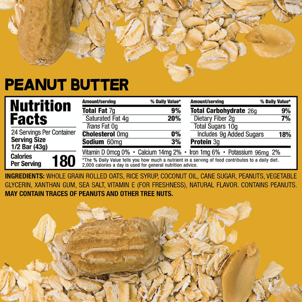 Bobo's Peanut Butter Oat Bars