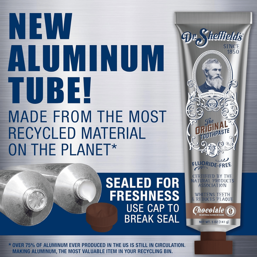 Dr. Sheffield’s Certified Natural Chocolate Toothpaste