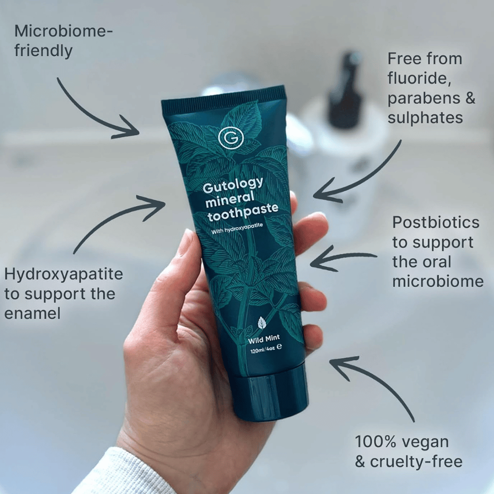 Gutology Natural Probiotic Hydroxyapatite Toothpaste