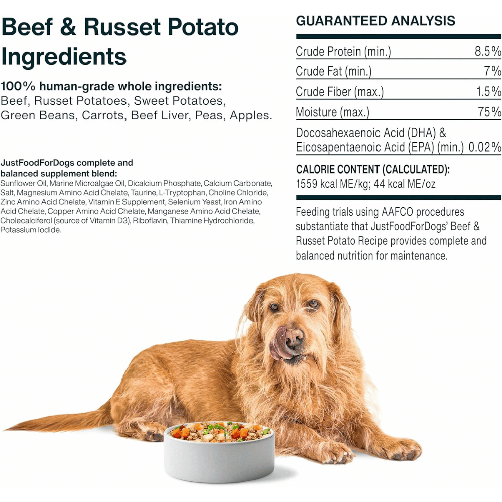 JustFoodForDogs Frozen Fresh Dog Food