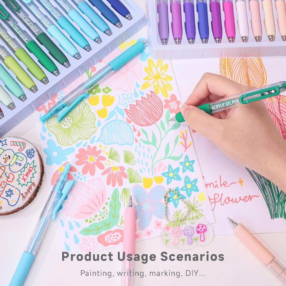 Languo Retractable Acrylic Paint Pens