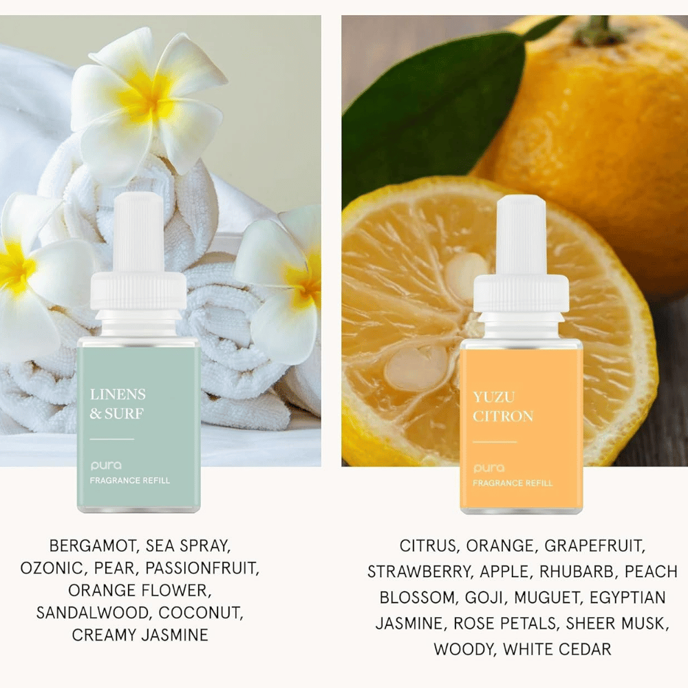 Pura - Smart Home Fragrance Waterless Diffuser Starter Set