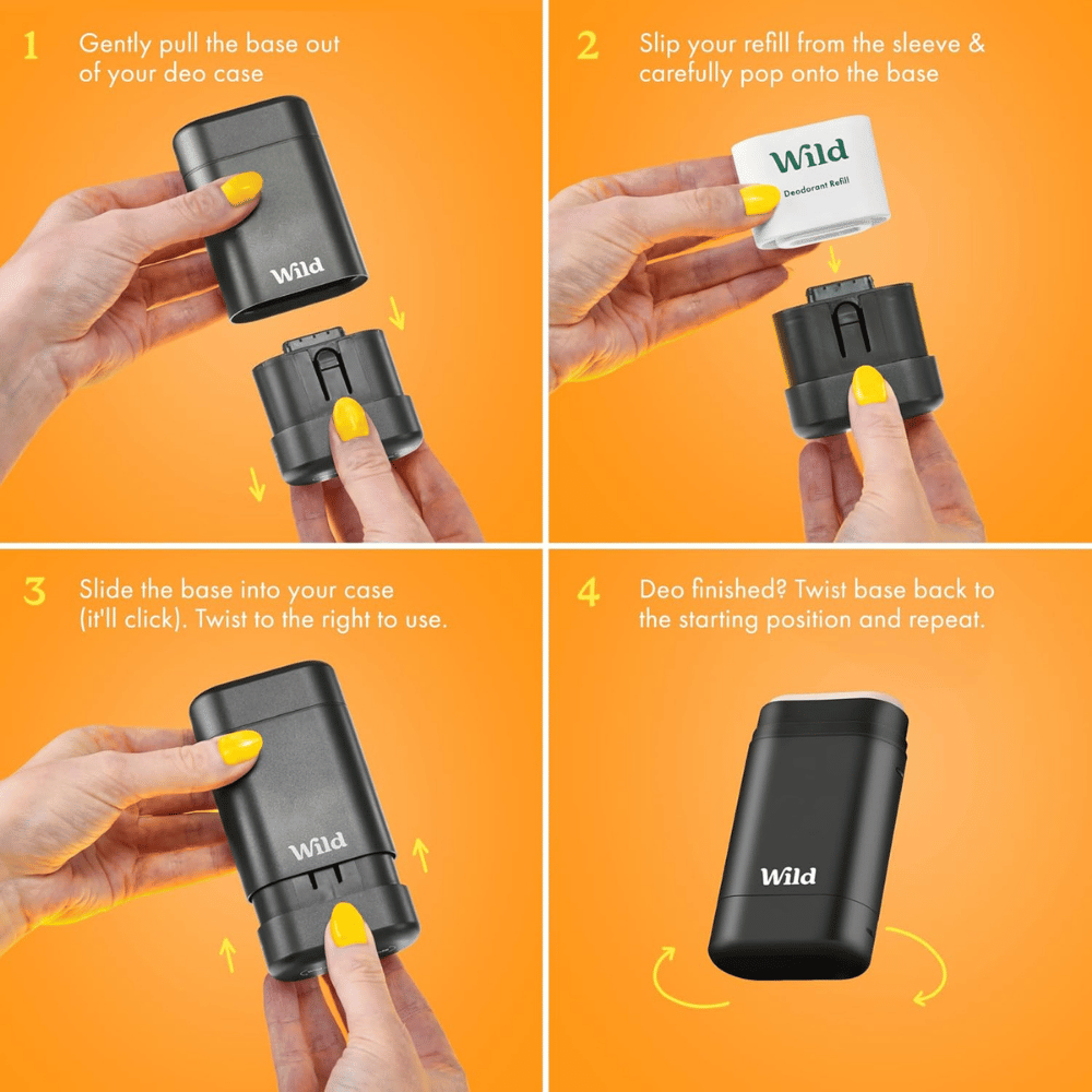 Wild - Refillable Deodorant Starter Kit