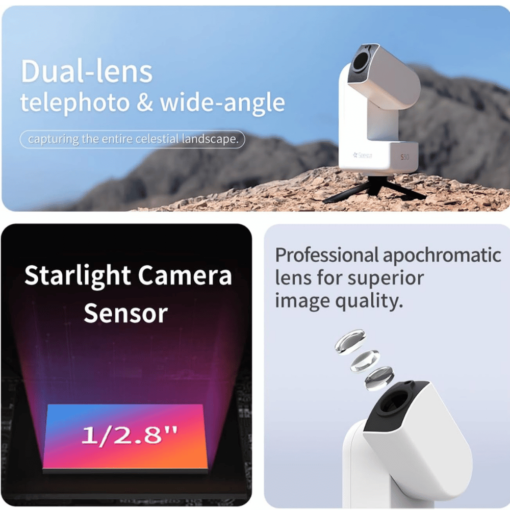 ZWO Seestar S30 All-in-One Smart Digital Telescope