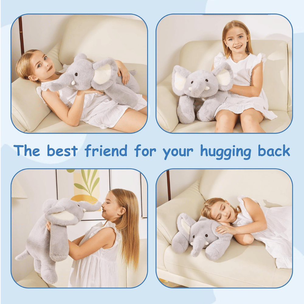 GILFWM Elephant Weighted Stuffed Animal