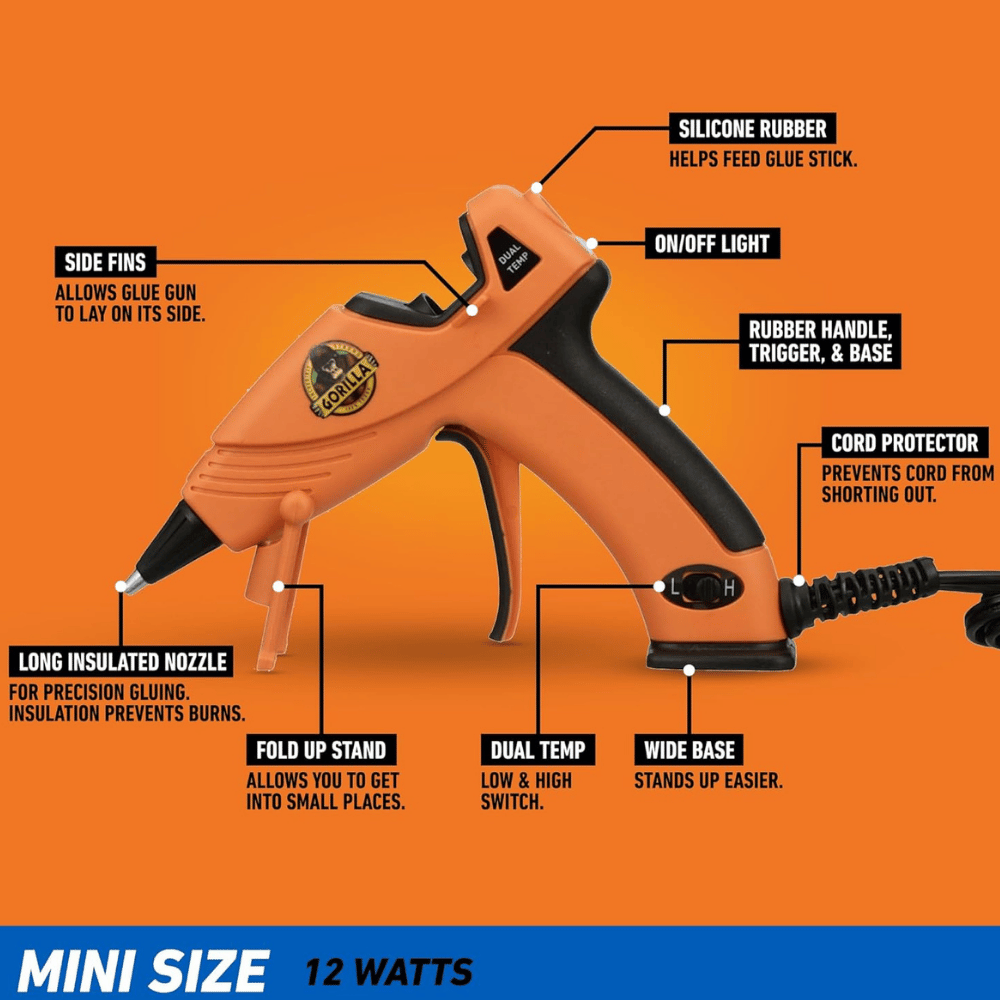 Gorilla Mini Hot Glue Gun Kit