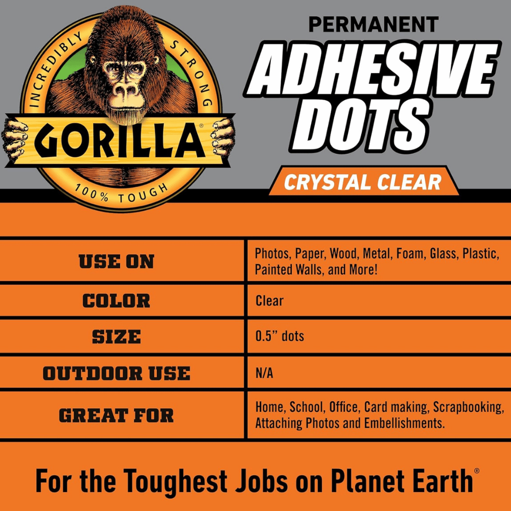 Gorilla Permanent Adhesive Dots