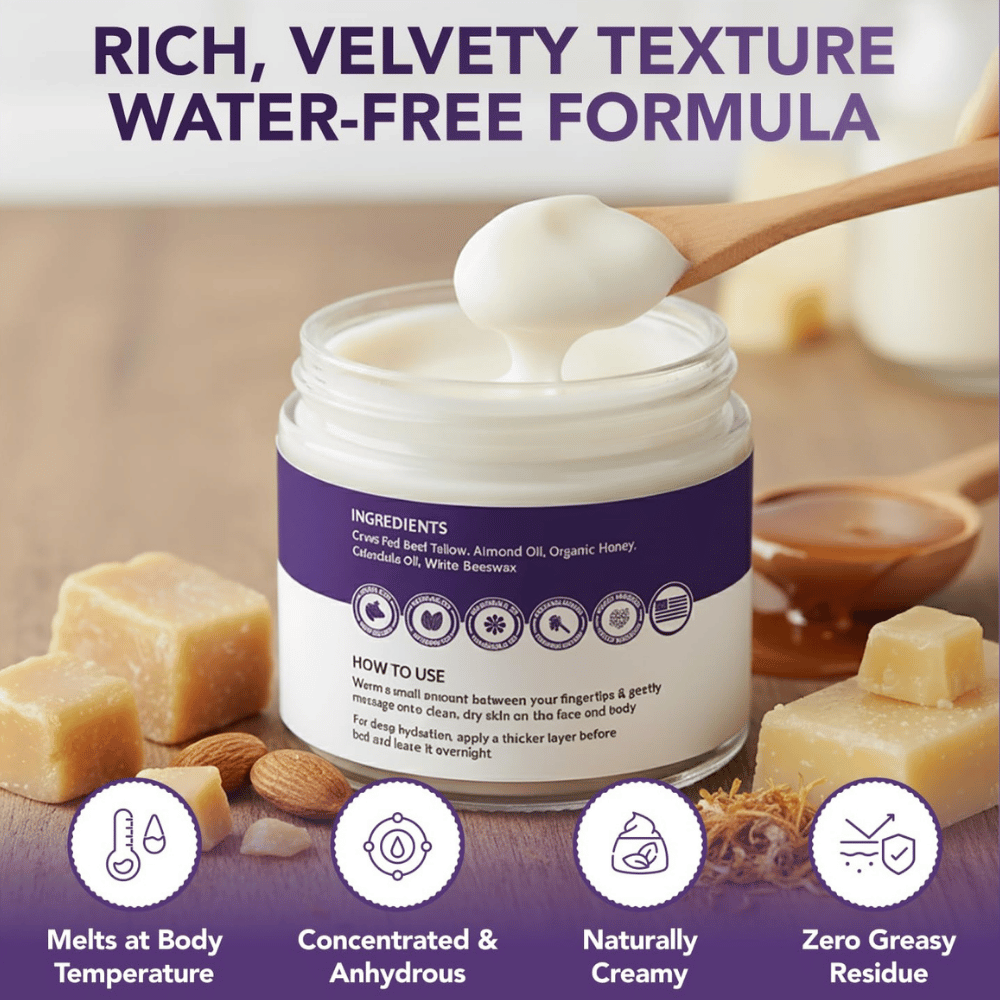 Intimate Rose Whipped Beef Tallow Balm