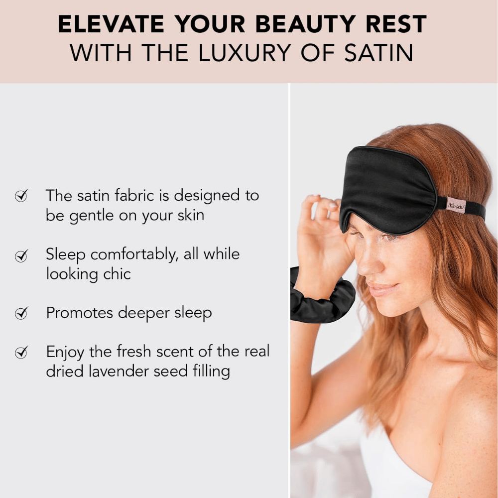 Kitsch Weighted Satin Sleep Mask