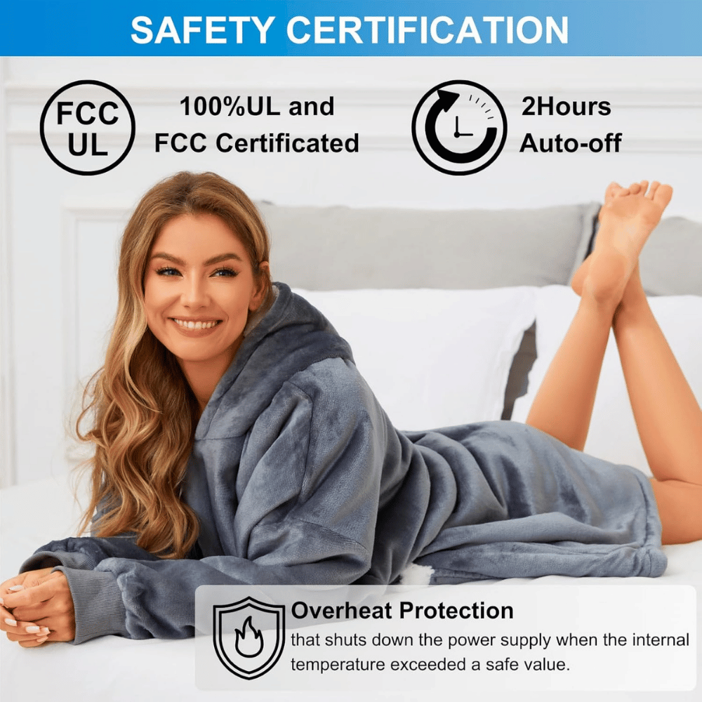 Klaggie Heated Blanket Hoodie