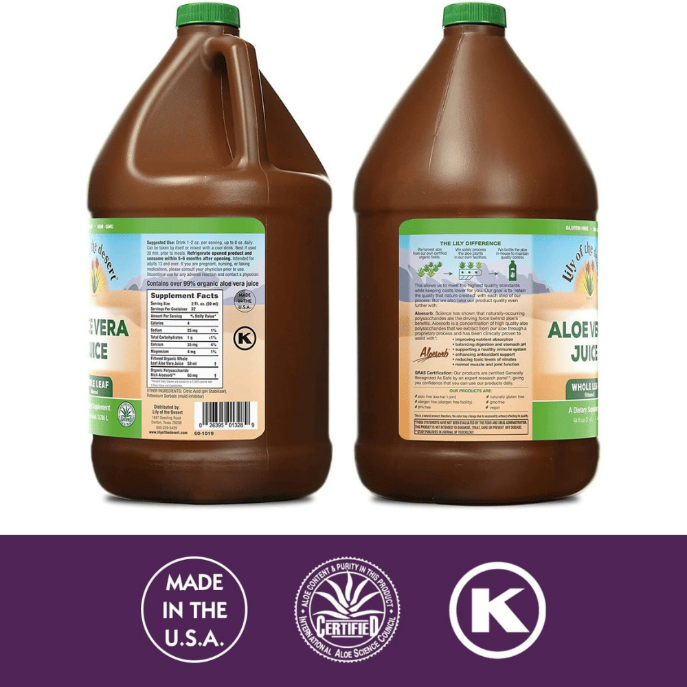 Lily Of The Desert Aloe Vera Juice