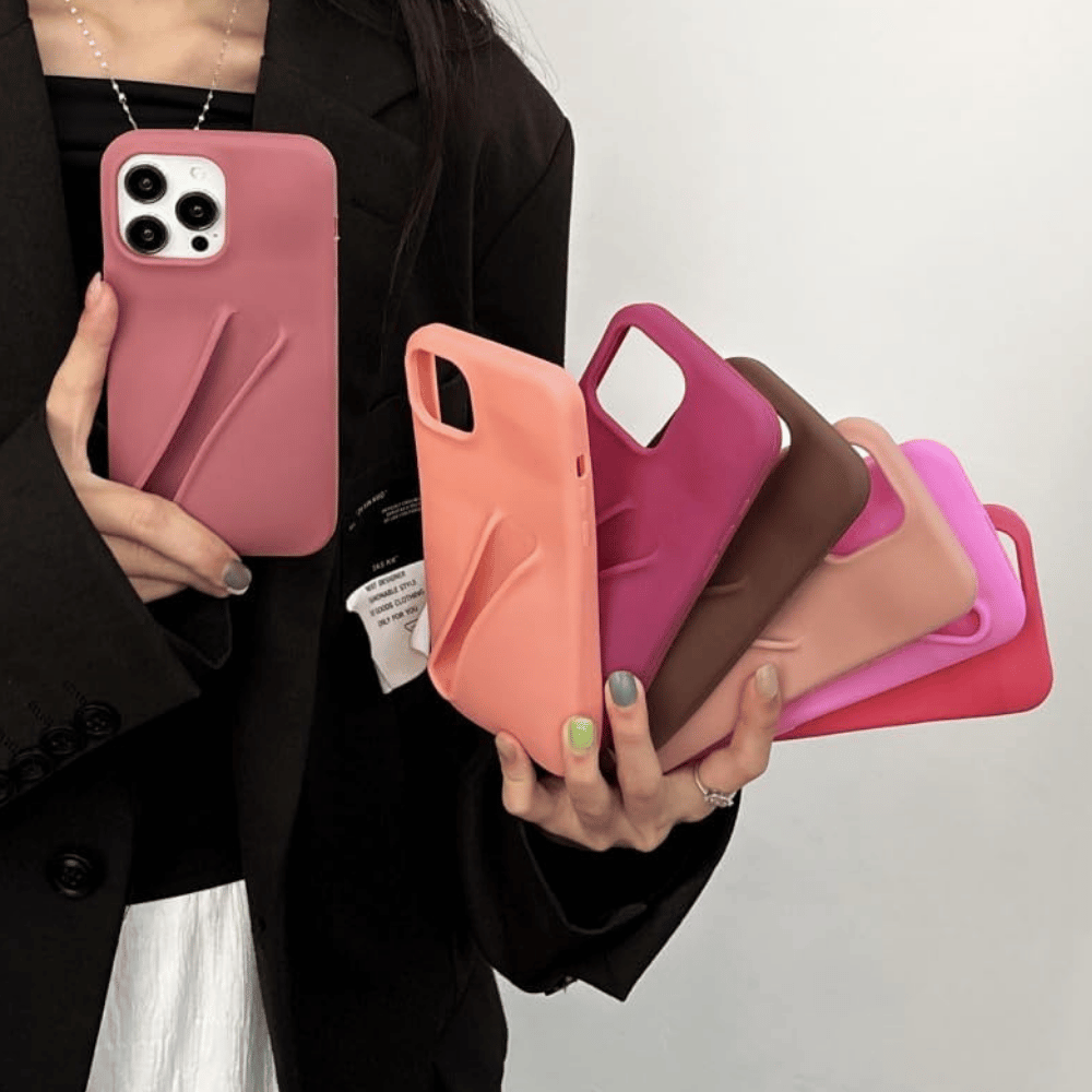 Soft Touch Silicone Lip Gloss Phone Case