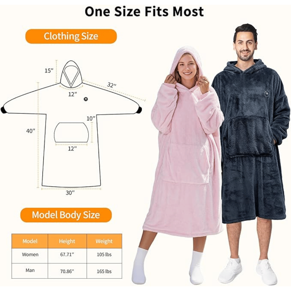 Vofuoti Max Heated Blanket Hoodie
