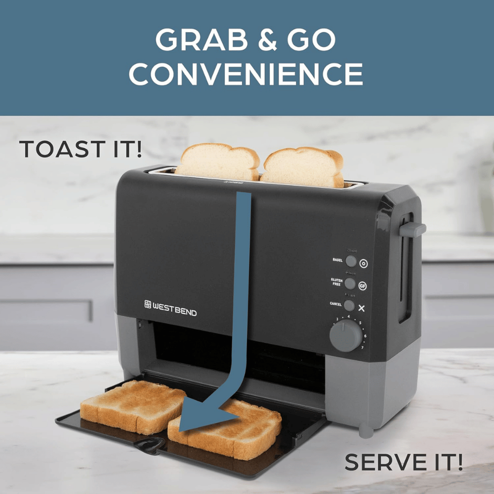 West Bend QuikServe Slim Toaster