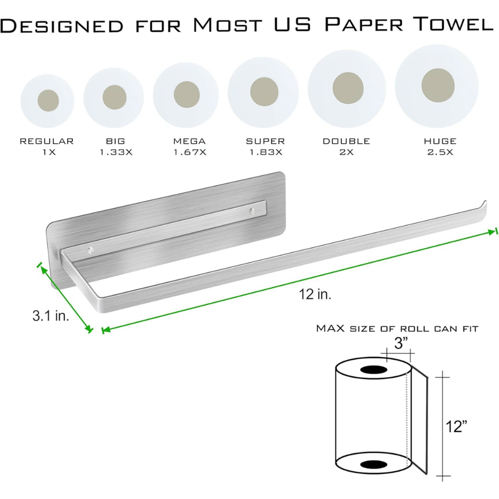 EastToWest Magnetic Paper Towel Holder