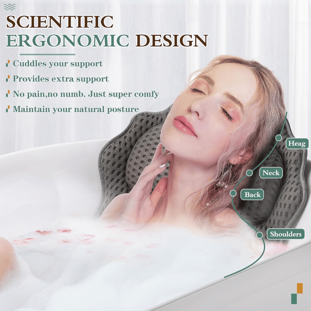 Ruvince Ergonomic Bath Pillow