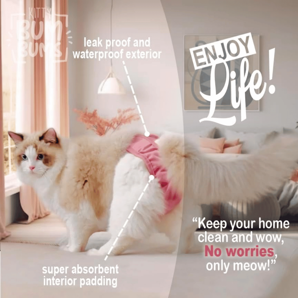 Kitty Bum Bums Reusable Cat Diapers