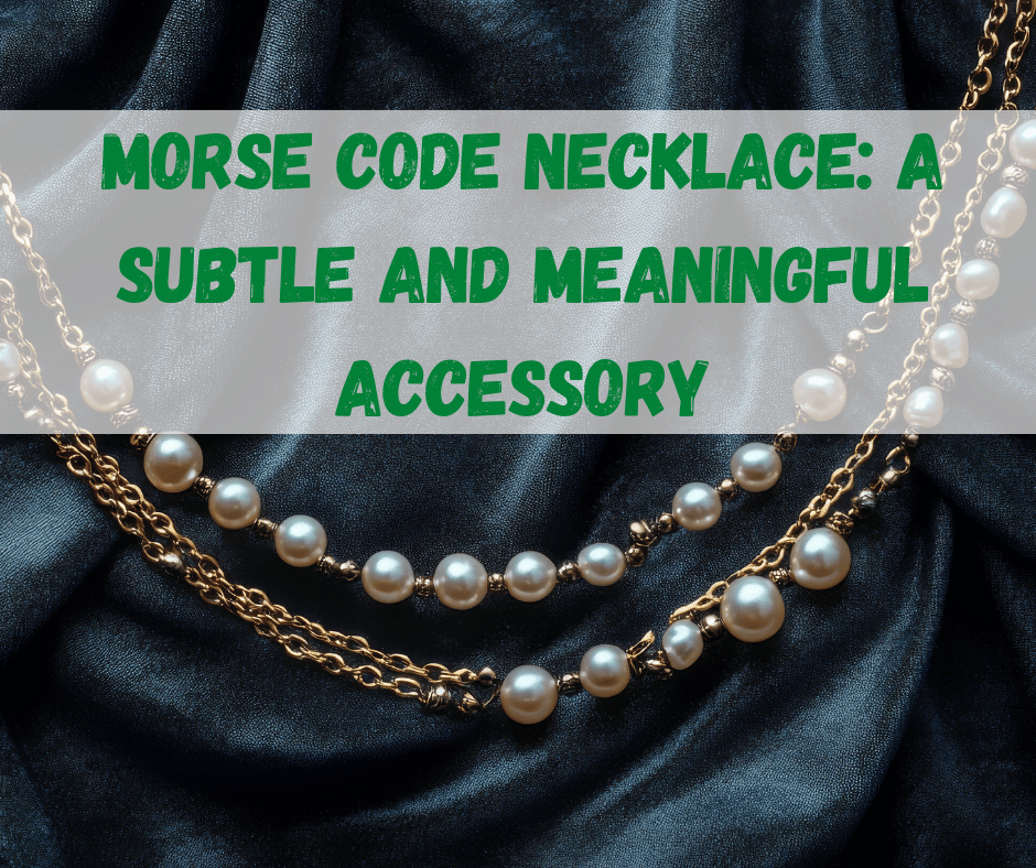 Morse Code Necklace